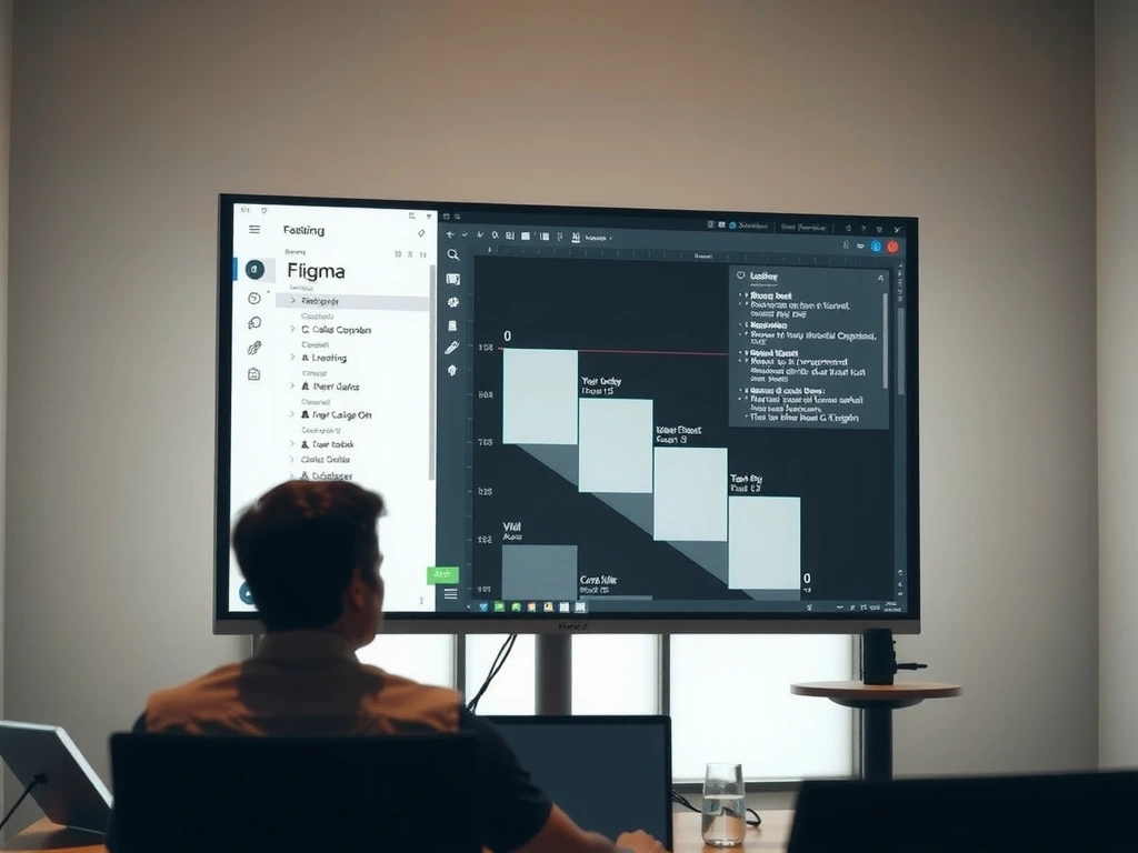 Desaro tasarım processi - Figma arayüzü