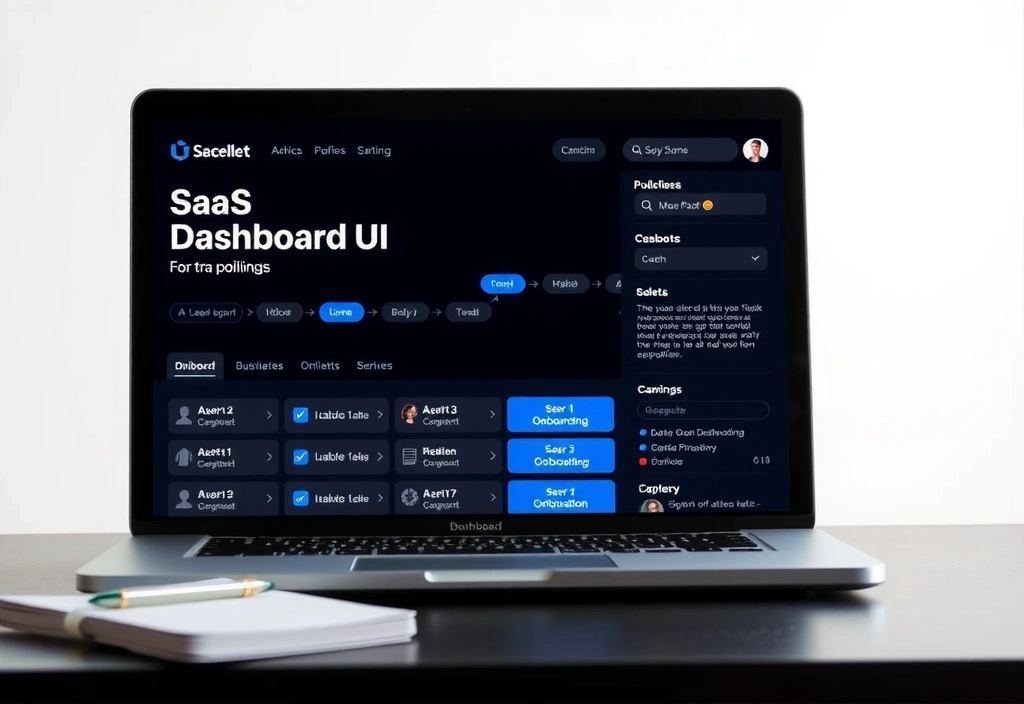 Teknoloji startup'ı için MVP arayüz tasarımı
