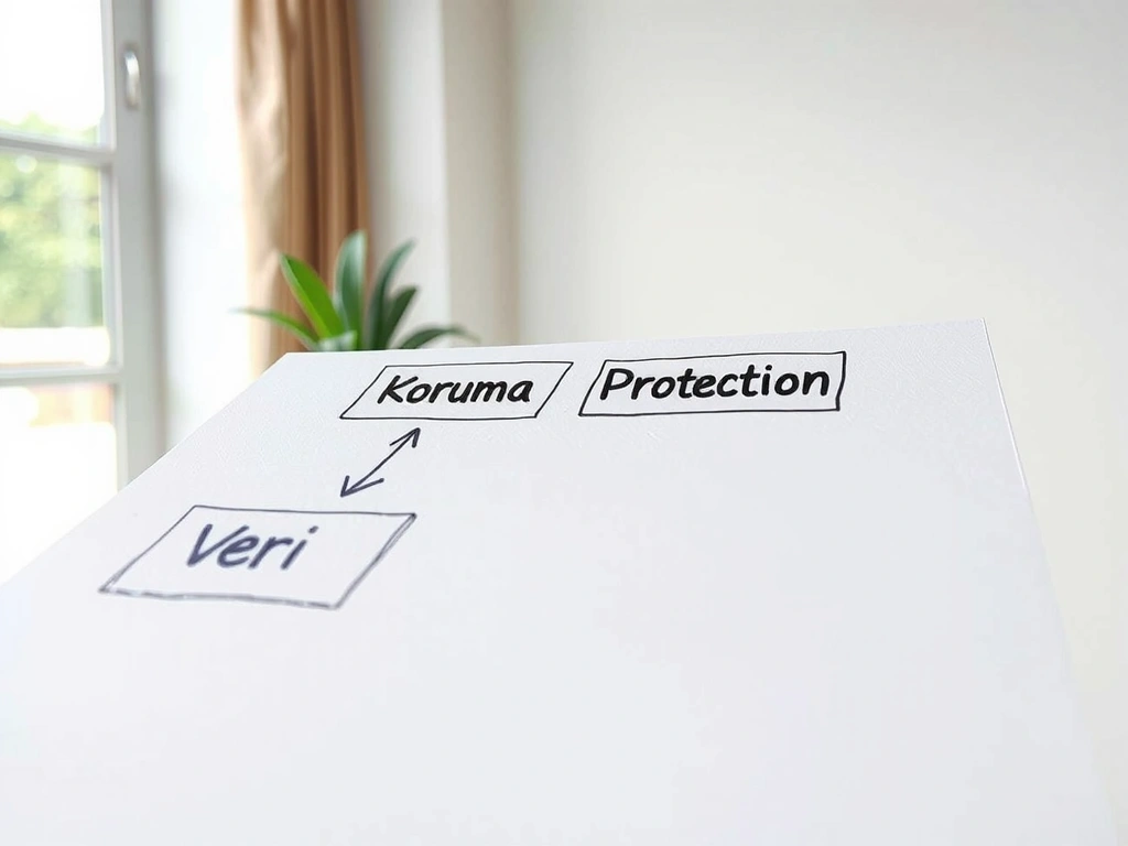 Blueprint showing data protection flow